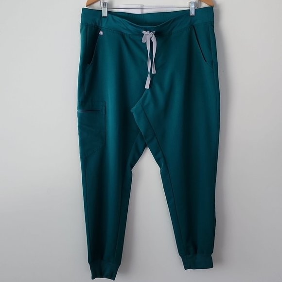Figs Green Scrub Pants Nursing Medical Care Taker Uniform 16 XL (Q17) - Picture 1 of 11